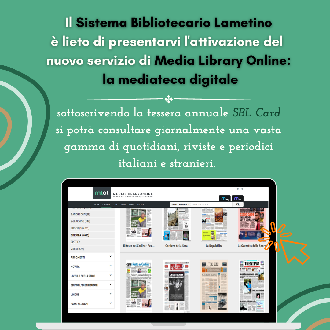 Attivazione del servizio Media Library Online!